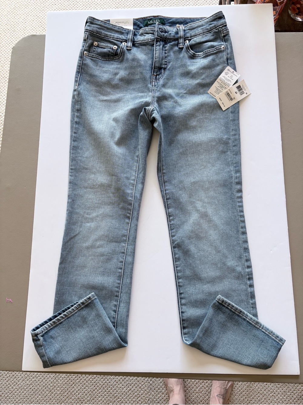 Ralph Lauren Light Blue Straight-Leg Jeans
